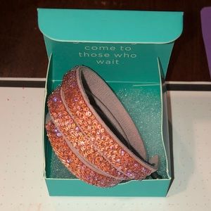 Origami Owl Swarovski Crystal Double Wrap Bracelet